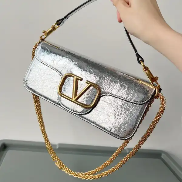 VALENTINO LOCÒ SMALL SHOULDER BAG IN CALFSKIN