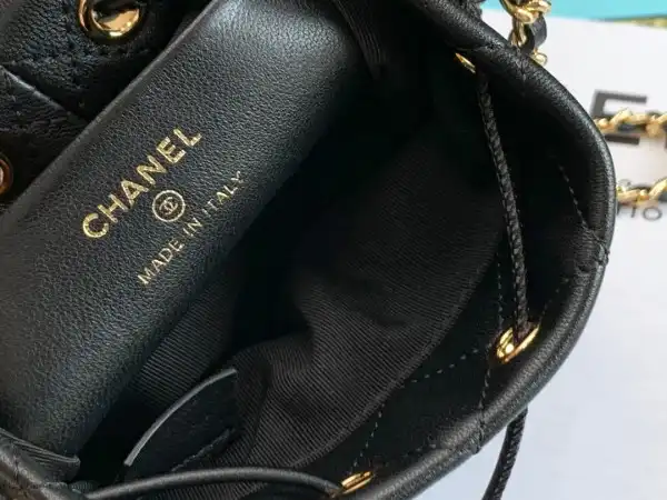 CHANEL SMALL BUCKET WITH CHAIN