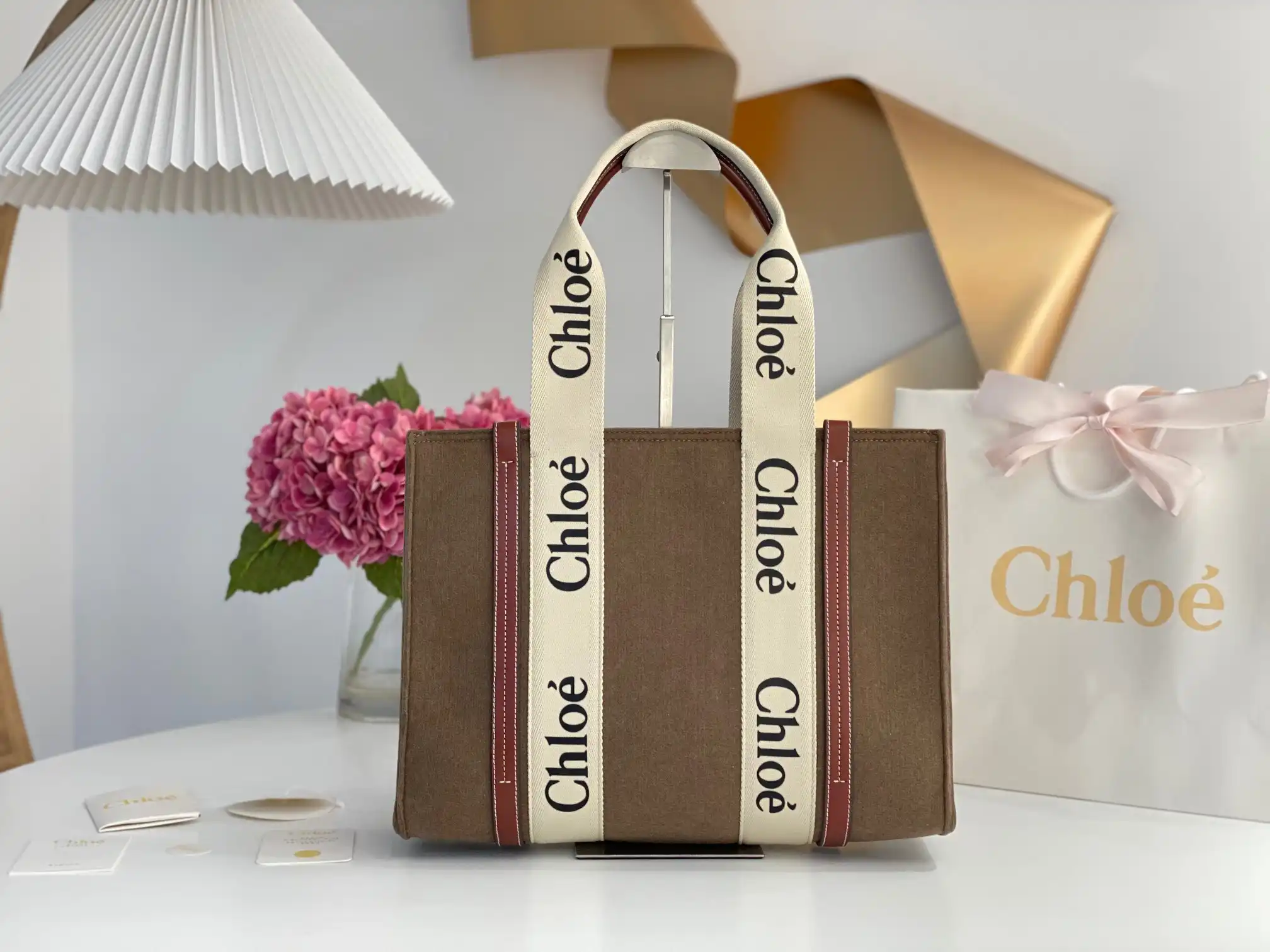 CHLOÉ medium woody tote bag