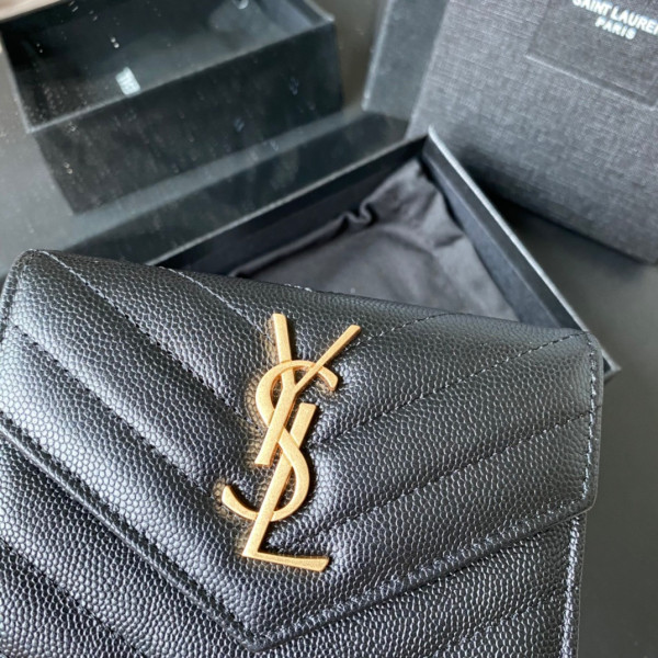 HOT SALE YSL MONOGRAM SMALL ENVELOPE WALLET IN