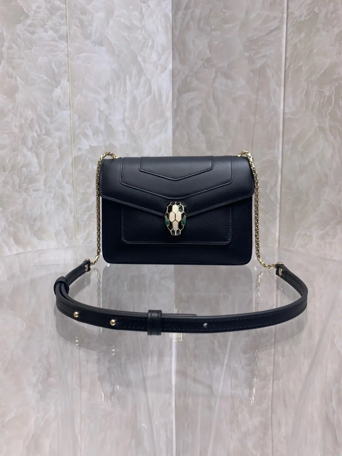 First bag ru BVLGARI SERPENTI FOREVER CROSSBODY BAG