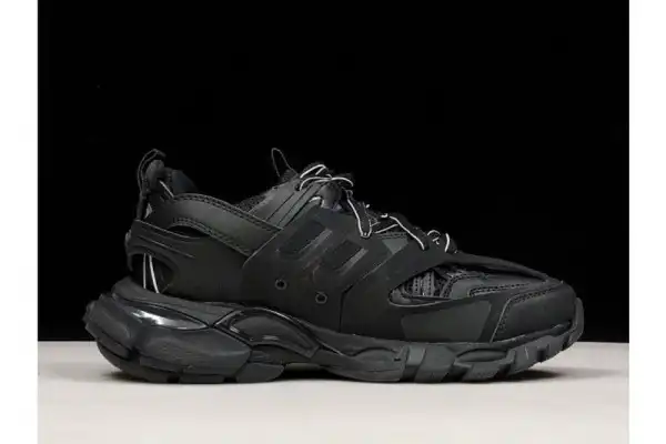 First Bag Ru BALENCIAGA TRACK TRAINER 'TRIPLE BLACK' 542436 W1GB 1000