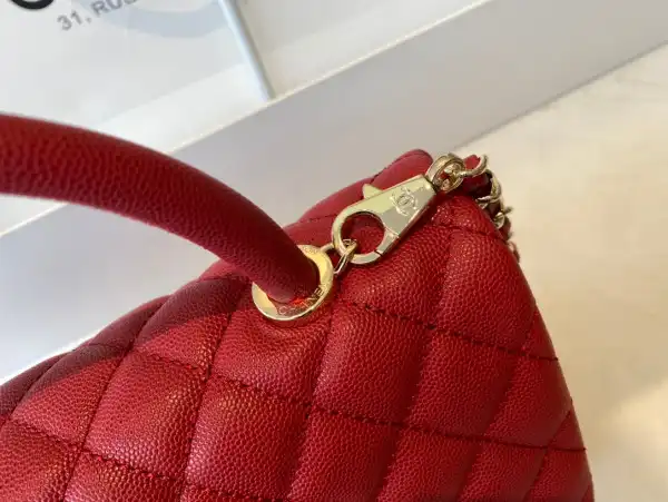 CHANEL LARGE FLAP BAG WITH TOP HANDLE