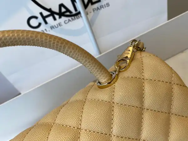 CHANEL LARGE FLAP BAG WITH TOP HANDLE