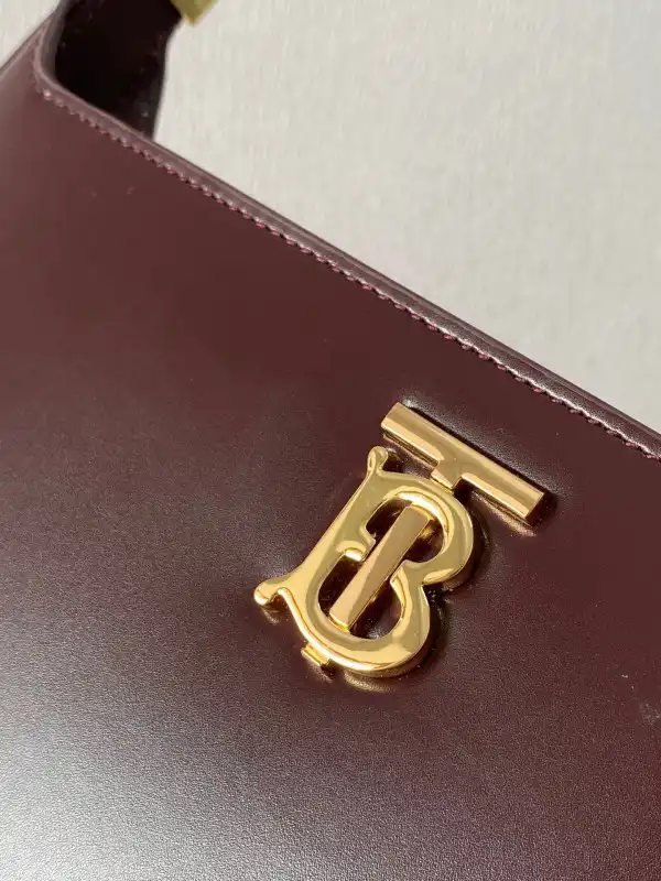 BURBERRY Leather TB Shoulder Bag