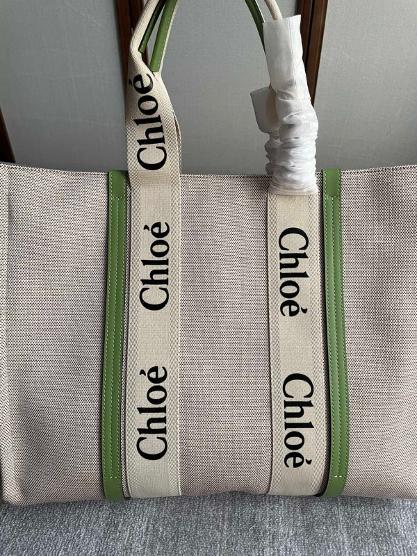 HOT SALE CHLOÉ LARGE WOODY TOTE BAG