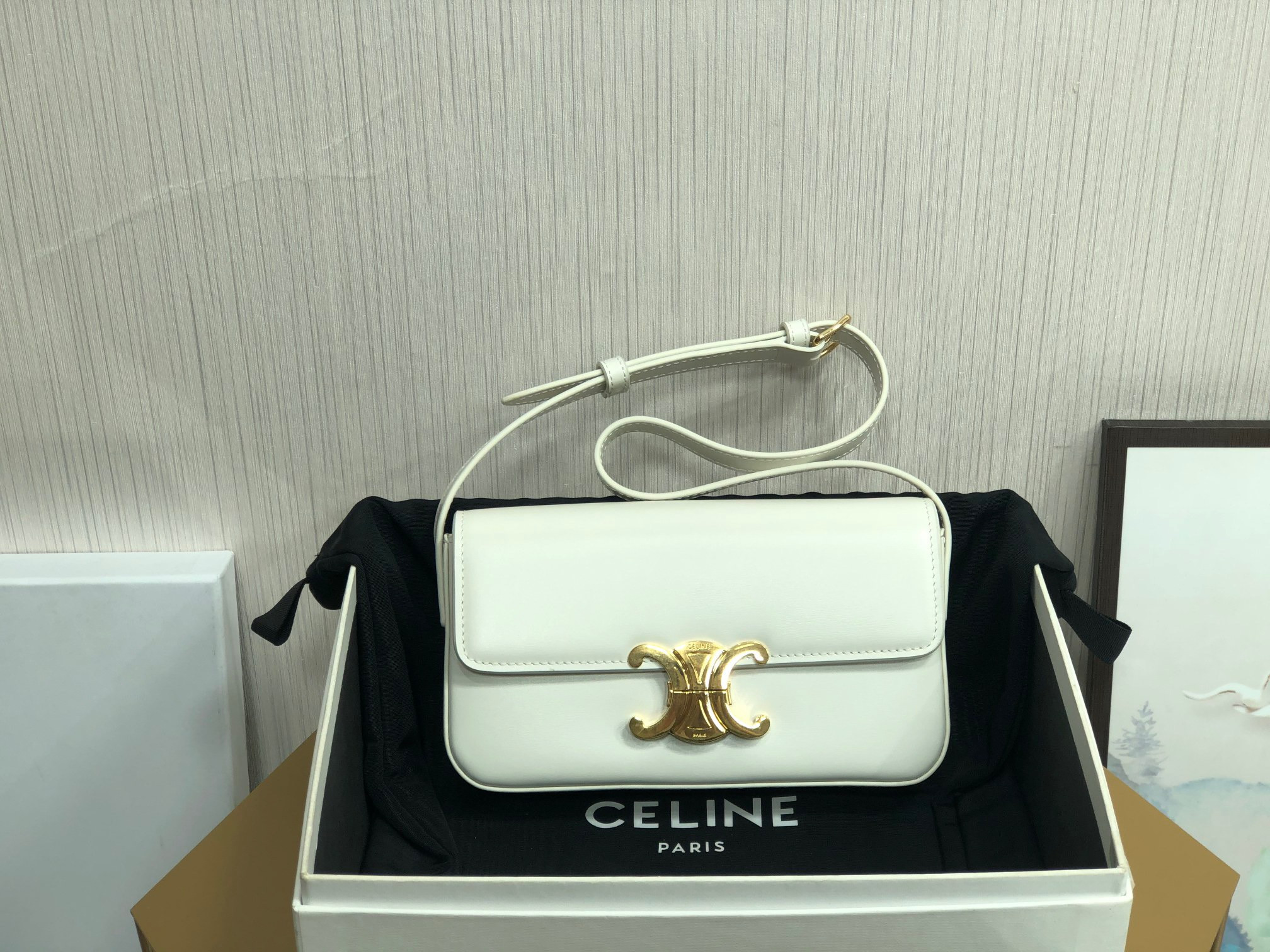 HOT SALE CELIN* TRIOMPHE SHOULDER BAG