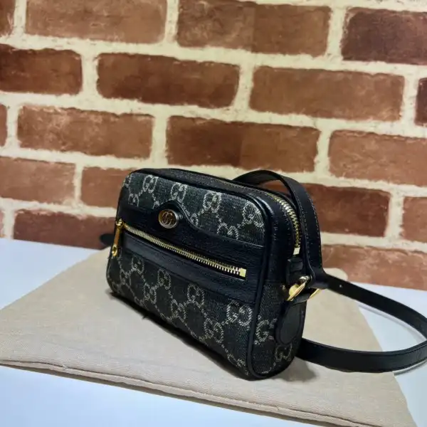 GUCCI Ophidia Suede Mini Bag