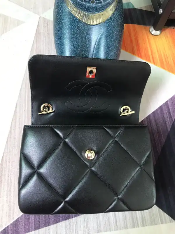 First bag ru CHANEL FLAP BAG WITH TOP HANDLE