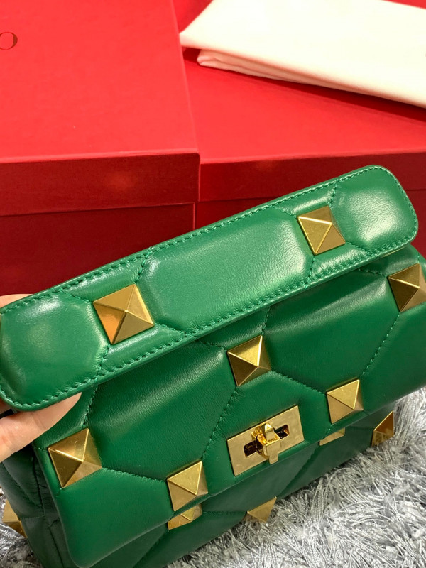 HOT SALE VALENTINO MEDIUM ROMAN STUD THE SHOULDER BAG