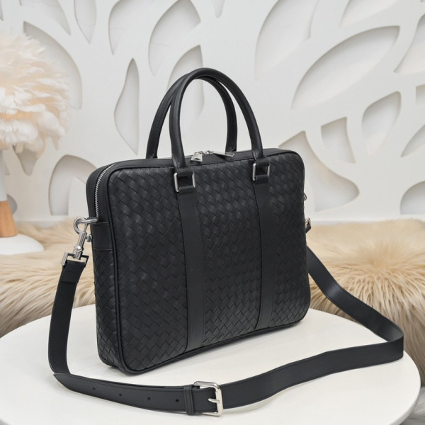 Bottega Veneta Slim Intrecciato Briefcase