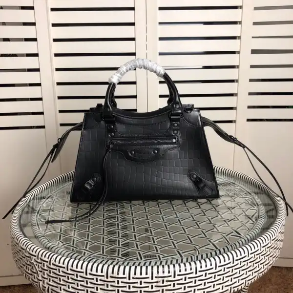 BALENCIAGA NEO CHANELASSIC SMALL TOP HANDLE BAG