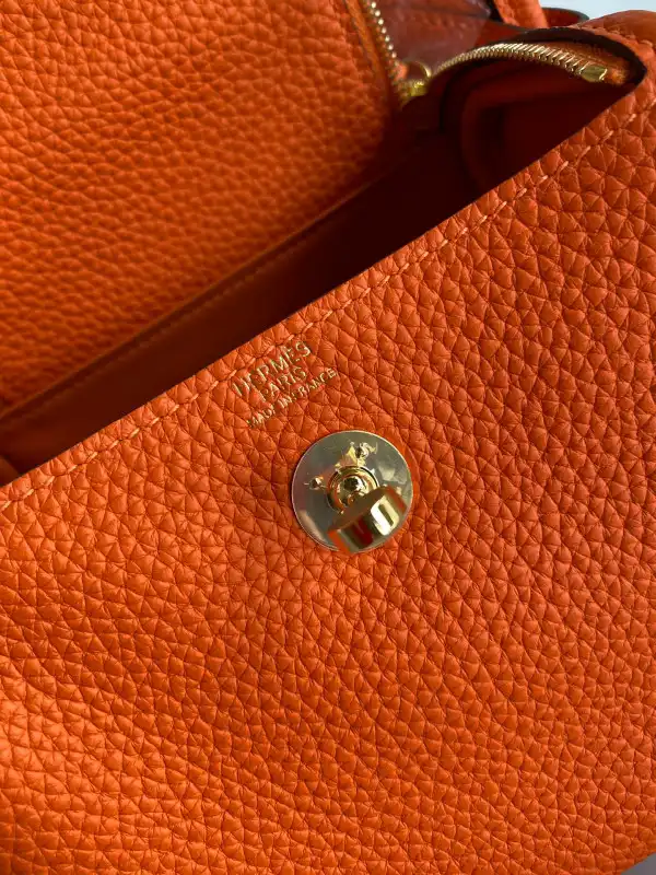 First bag ru HERMES LINDY MINI HANDMADE