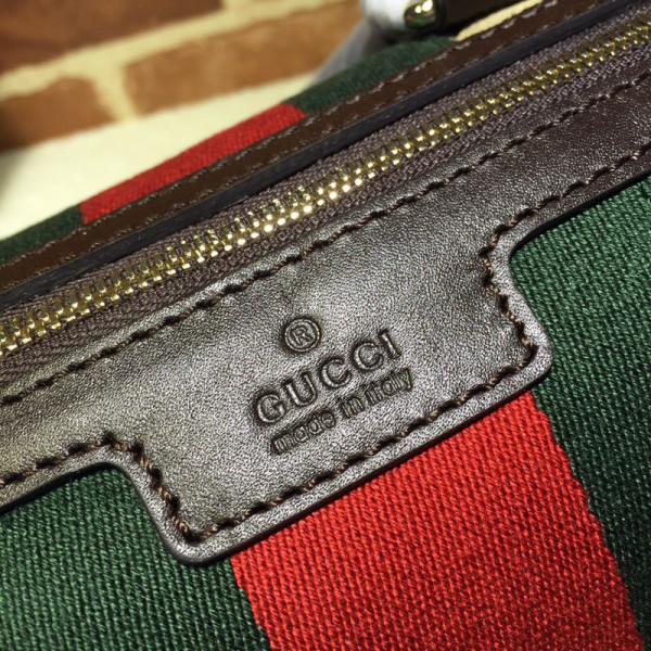 HOT SALE GUCCI Vintage Web Original GG boston bag