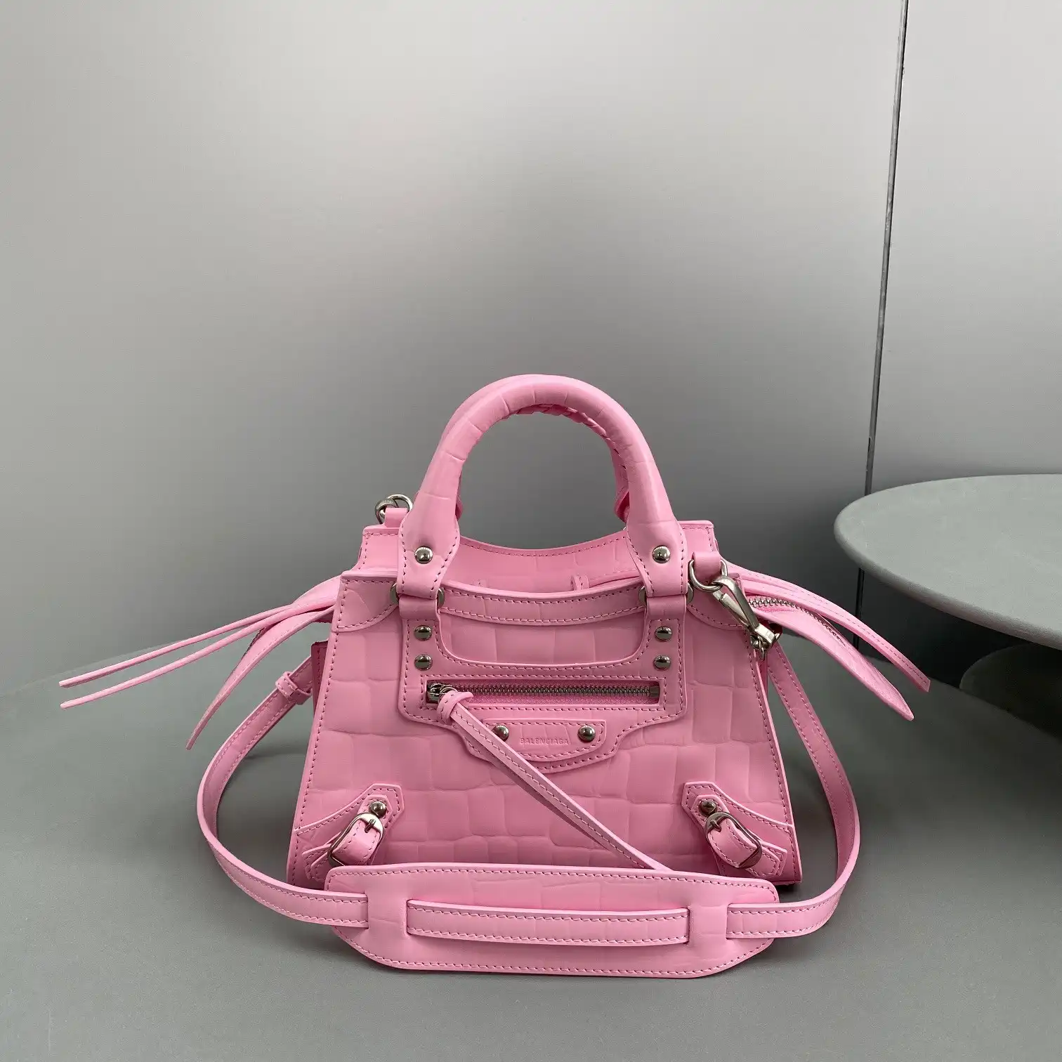 BALENCIAGA NEO CHANELASSIC MINI TOP HANDLE BAG