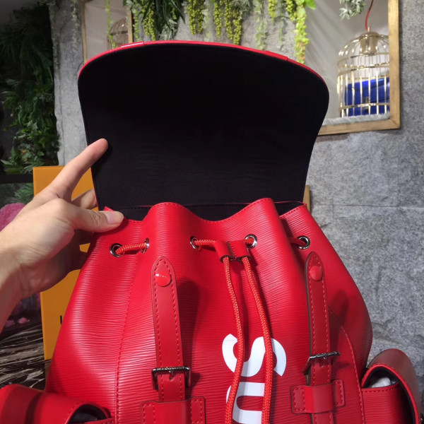 HOT SALE Louis Vuitton Supreme backpack