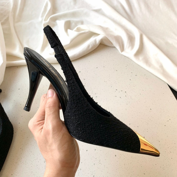 YSL VESPER SLINGBACK PUMPS