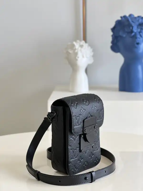 LOUIS VUITTON S-LOCK VERTICAL WEARABLE WALLET