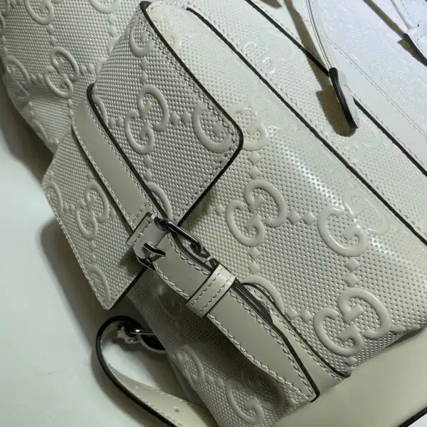 GUCCI GG embossed backpack