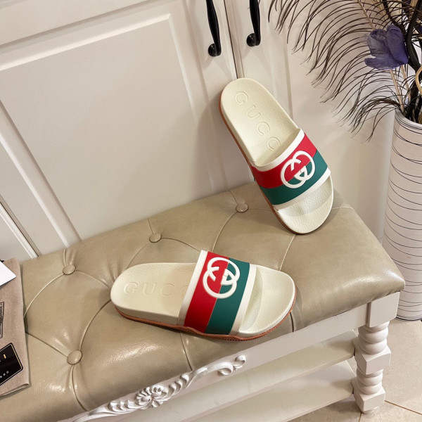 HOT SALE GUCCI Interlocking G slide sandal