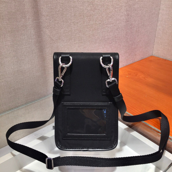 HOT SALE PRADA Nylon and Saffiano Leather Smartphone Case