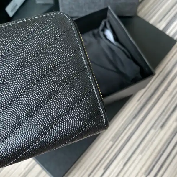 YSL MONOGRAM ZIPPY WALLET