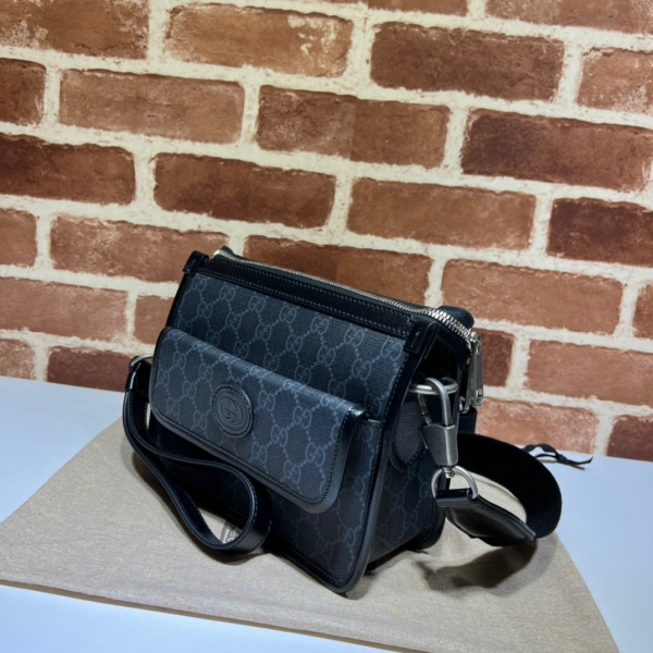 HOT SALE Gucci Messenger bag with Interlocking G