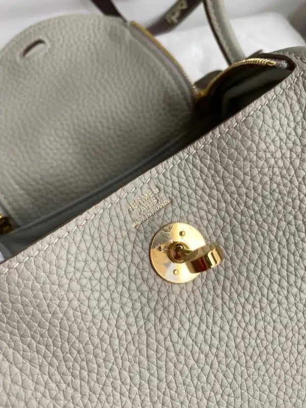 Bagsoffer HERMES LINDY MINI HANDMADE