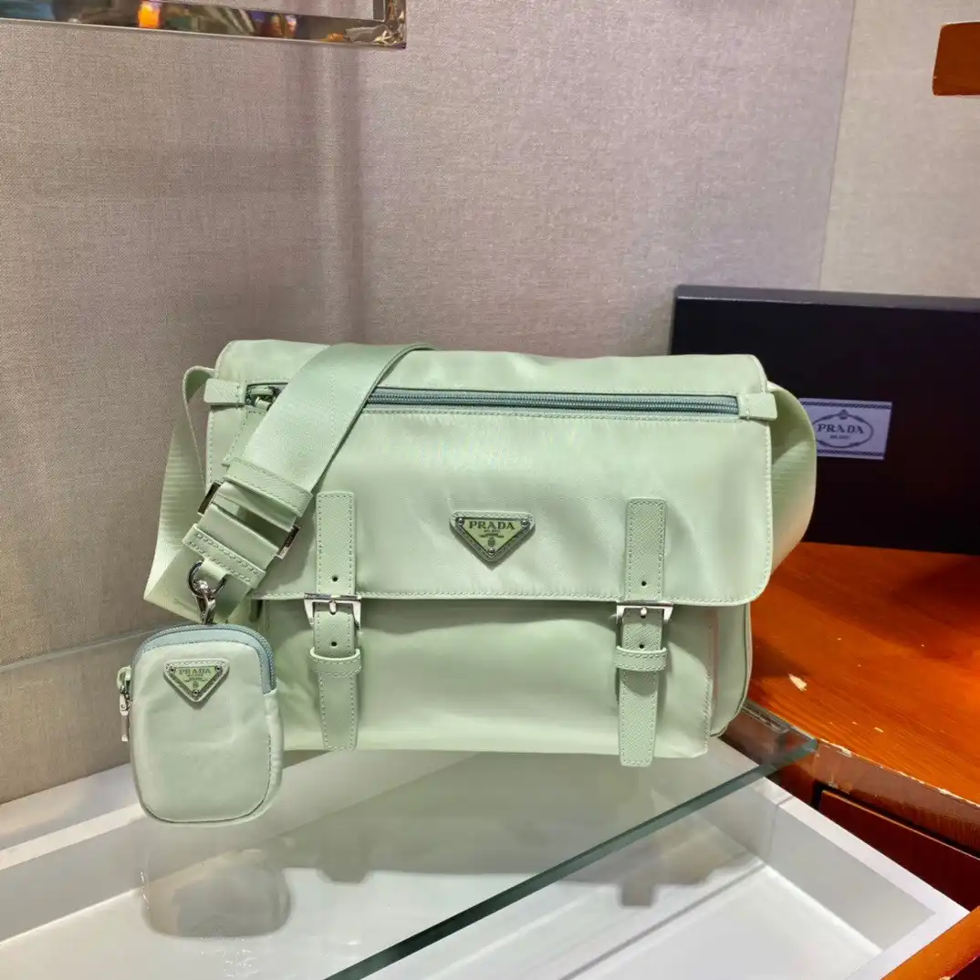 PRADA Medium Nylon Shoulder Bag