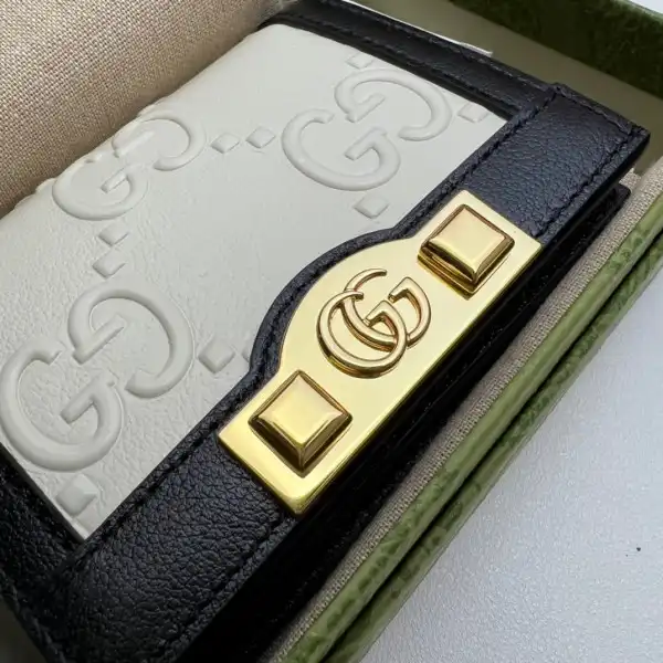 First bag ru GUCCI GG card case wallet