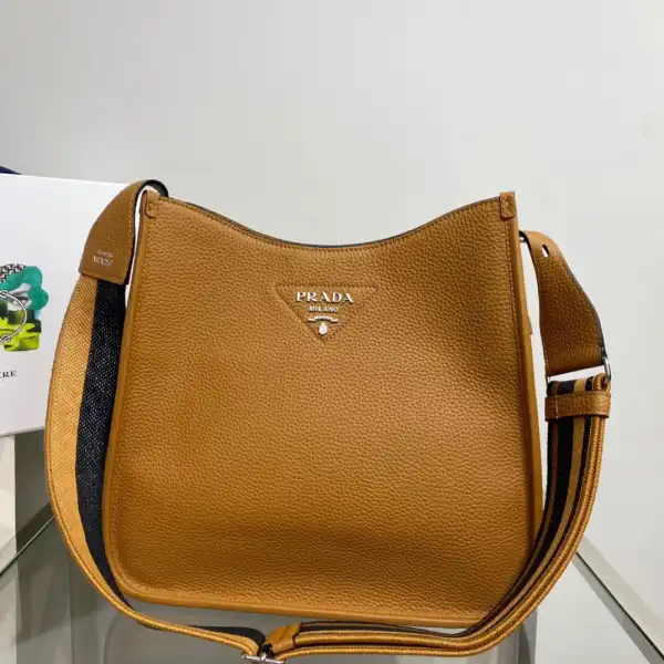 First bag ru PRADA Leather hobo bag