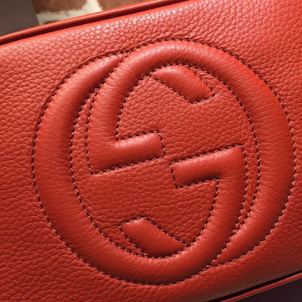 HOT SALE GUCCI Soho small leather disco bag