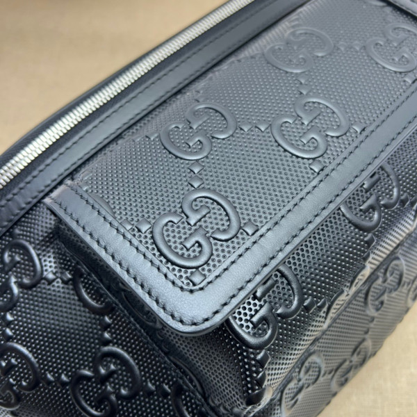 HOT SALE Gucci GG embossed belt bag