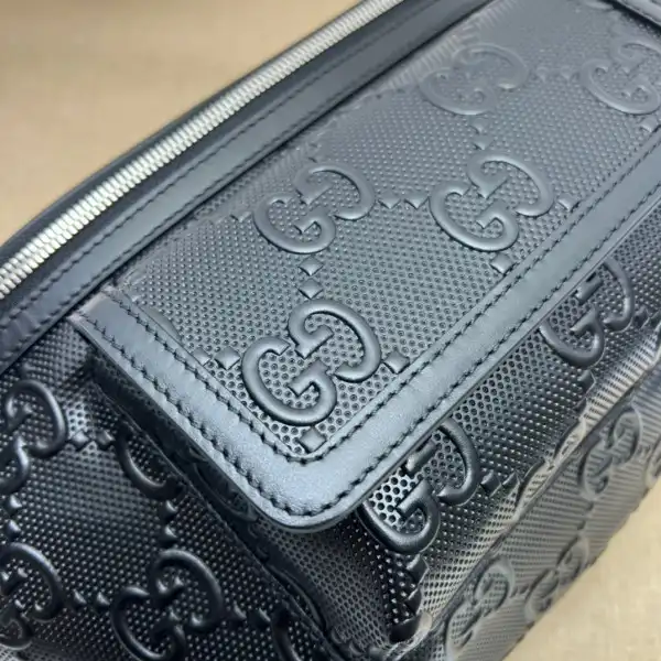 First bag ru Gucci GG embossed belt bag