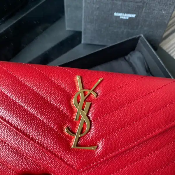 YSL MONOGRAM LARGE FLAP WALLET