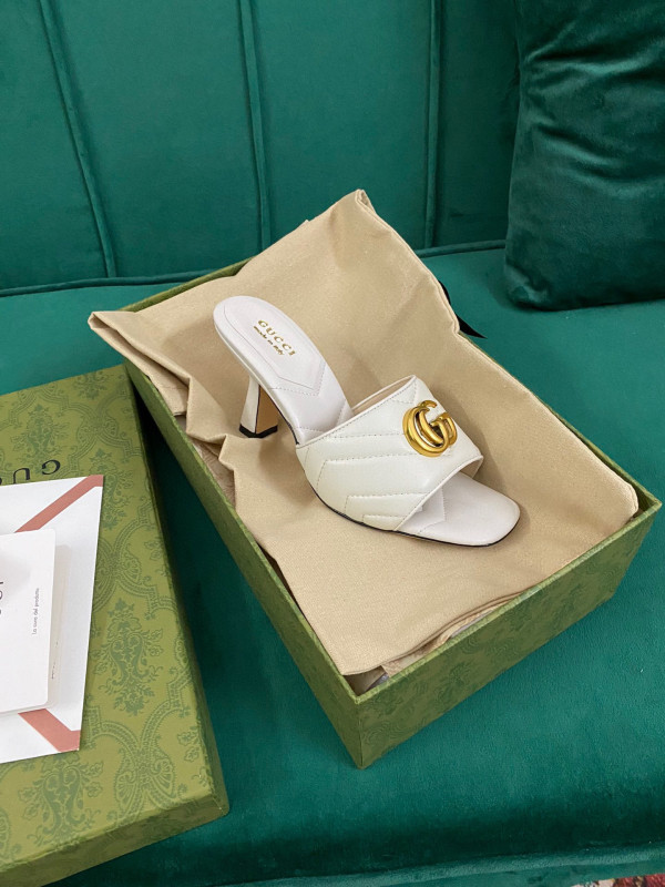 HOT SALE GUCCI Double G slide sandal