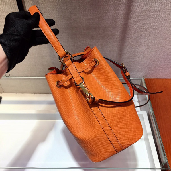 HOT SALE PRADA Saffiano Leather Bucket Bag