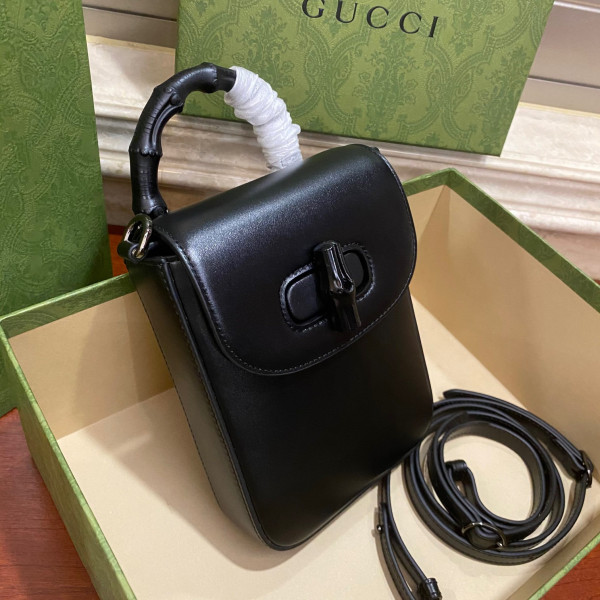 HOT SALE Gucci Bamboo mini handbag