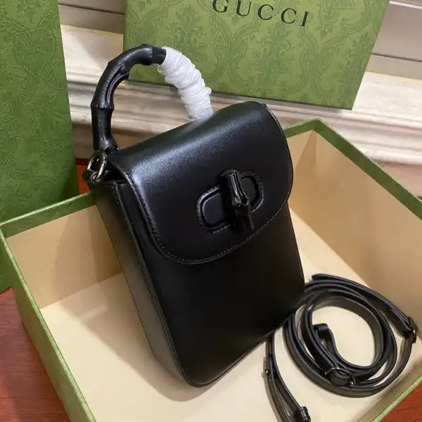 Cheap HOT SALE Gucci Bamboo mini handbag