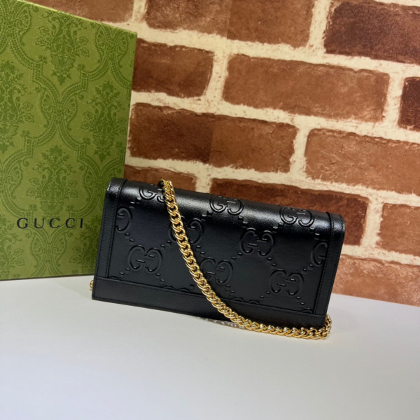 HOT SALE GUCCI GG wallet with chain