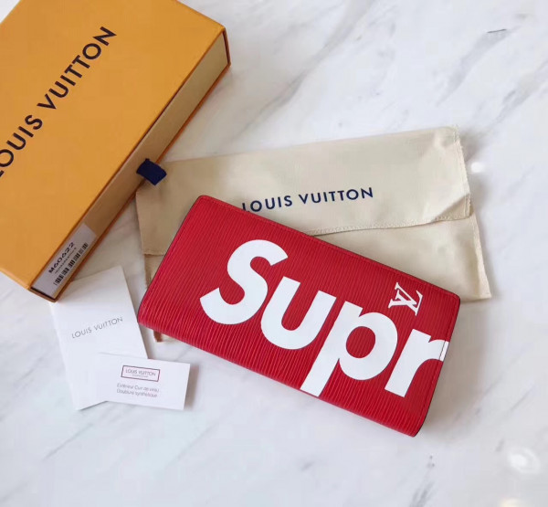 HOT SALE Louis Vuitton supreme wallet