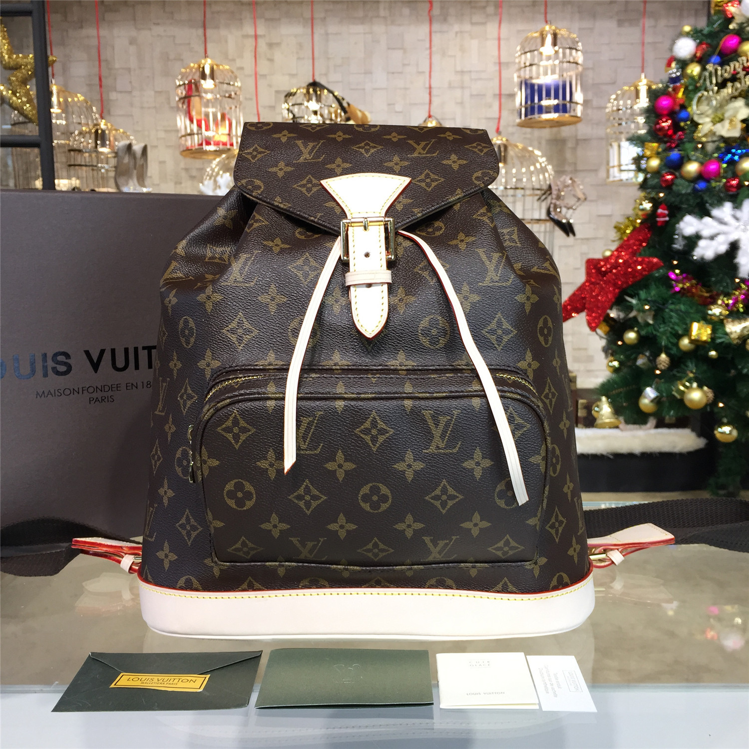 [FREE SHIPPING] LOUIS VUITTON BACKPACK