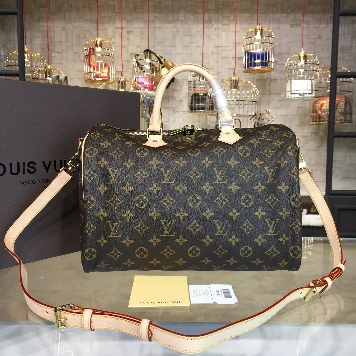 HOT SALE LOUIS VUITTON SPEEDY BANDOULIERE 35