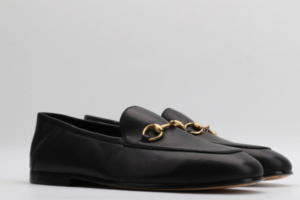 HOT SALE GUCCI Horsebit leather loafer