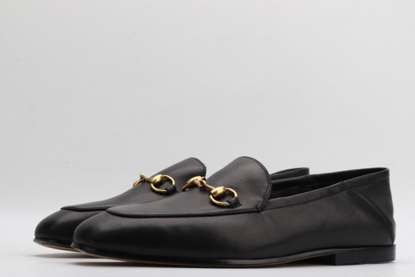 HOT SALE GUCCI Horsebit leather loafer