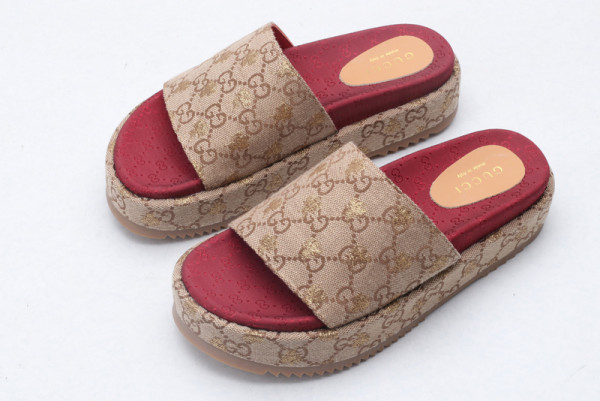 HOT SALE GUCCI Original GG slide sandal