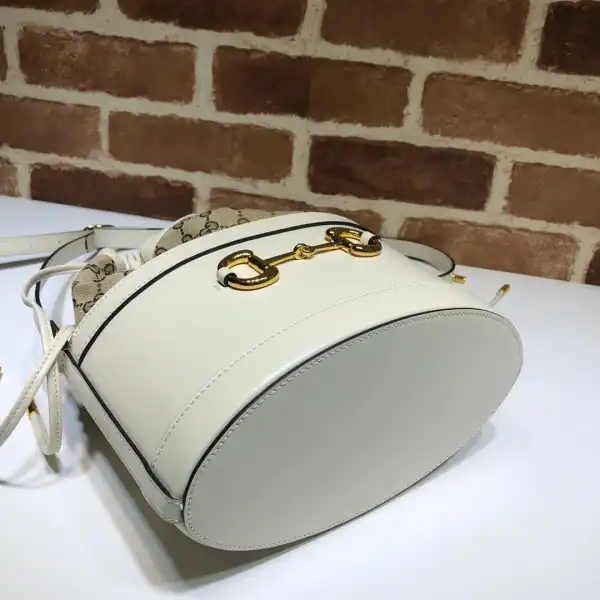 Affordable TO GUCCI 1955 Horsebit small bucket bag