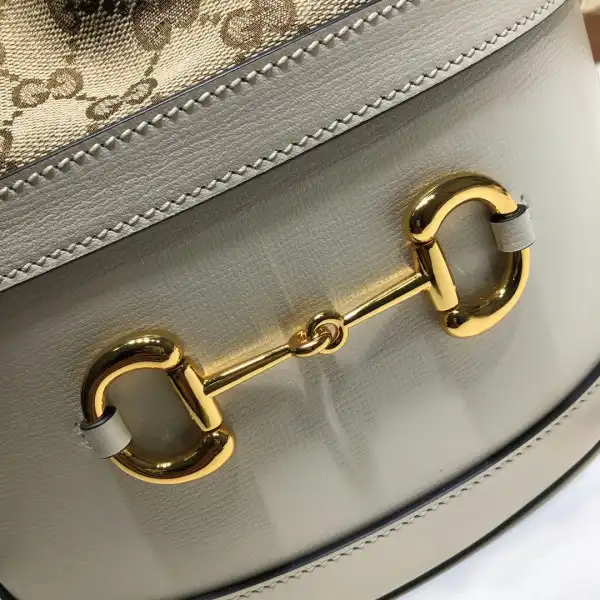 Affordable TO GUCCI 1955 Horsebit small bucket bag