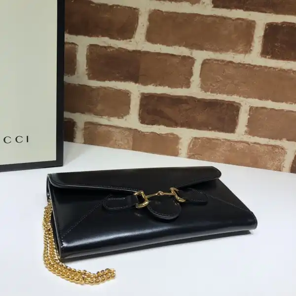 GUCCI 955 Horsebit wallet with chain