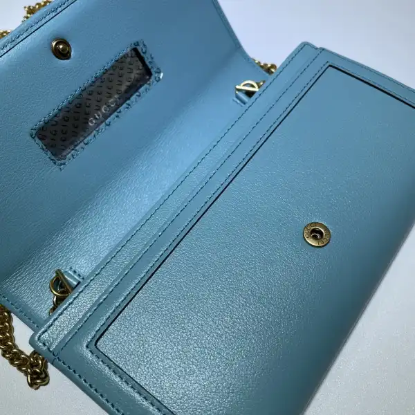 Gucci Diana chain wallet with bamboo